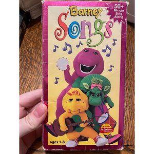 Barney Songs, Sing along (VHS, 1995)